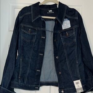 NWT Lee Riders Stretch Indigo Denim Jacket XL